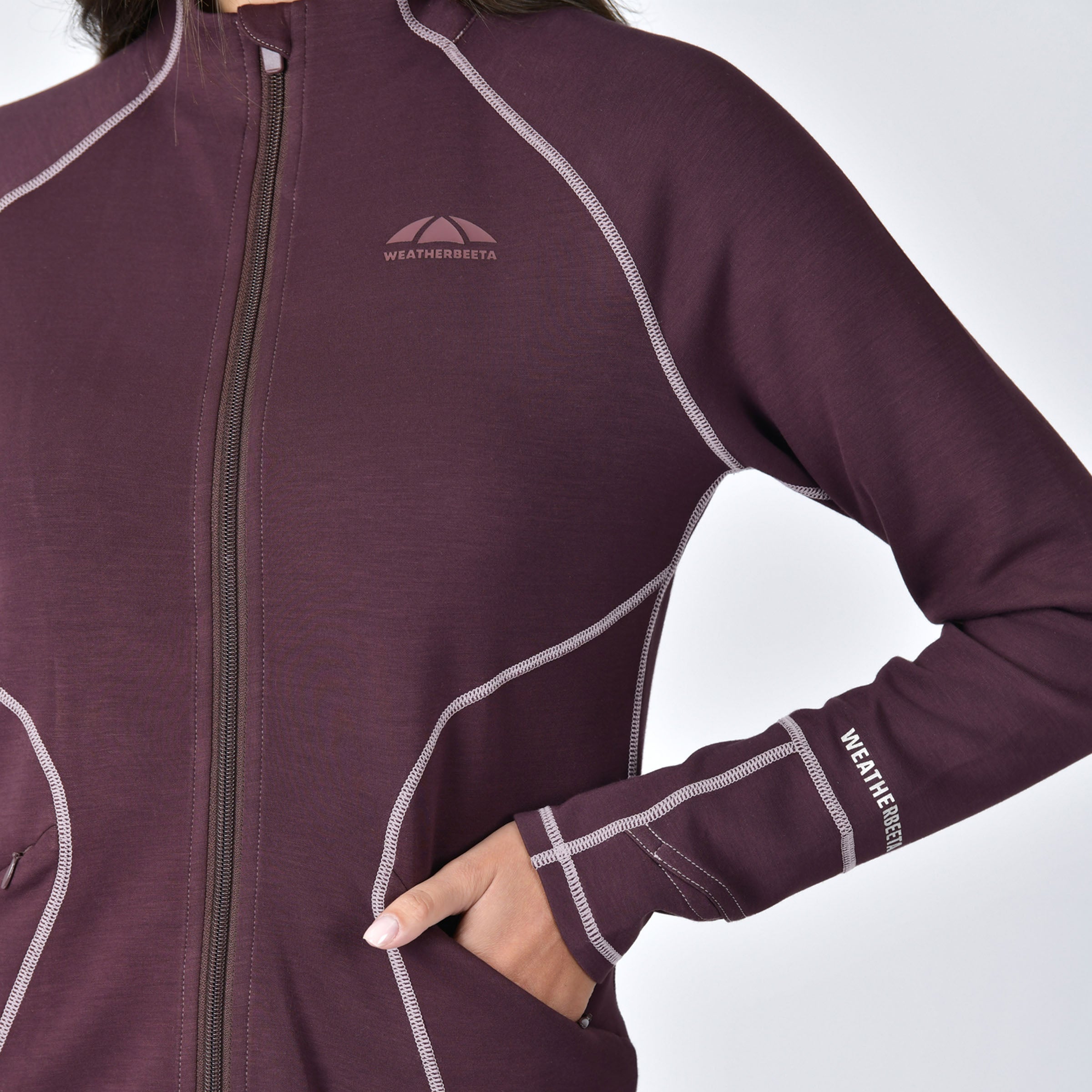 Copper Performance Jacket - Mulberry