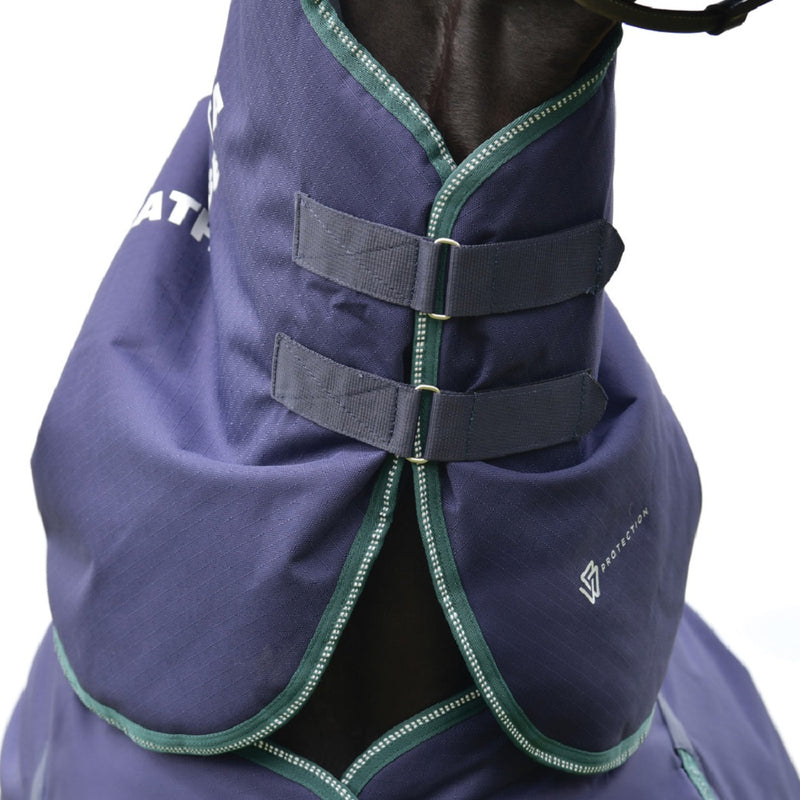ComFiTec Plus Dynamic Turnout Neck Cover Navy/Forest Green - 100G