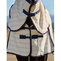 Cotton Summer Sheet Combo - Beige/Navy/Burgundy