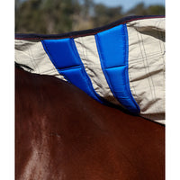 Cotton Summer Sheet - Beige/Navy/Burgundy