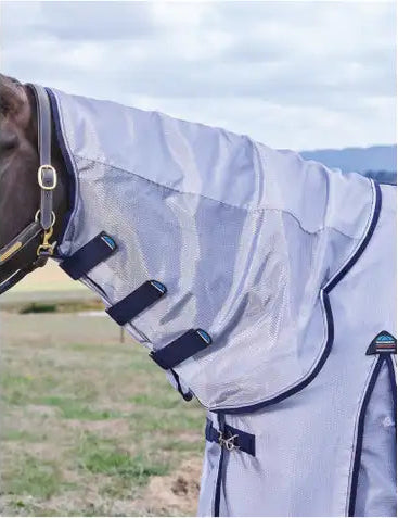 ComFiTec Hexi Shield Fly Sheet Combo - Silver/Navy/White