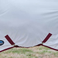 ComFiTec Essential Fly Sheet Combo - White/Burgundy