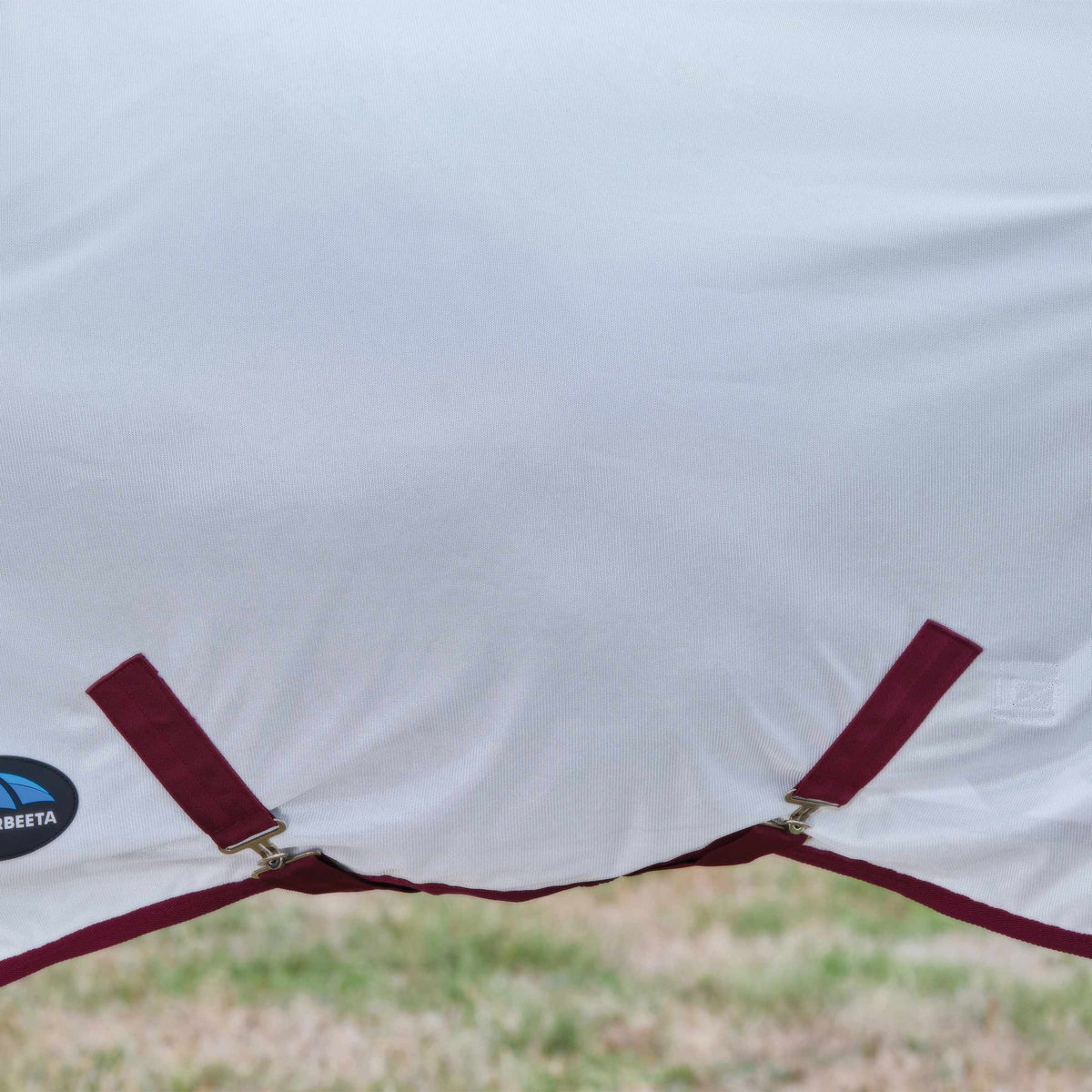 ComFiTec Essential Fly Sheet Combo - White/Burgundy