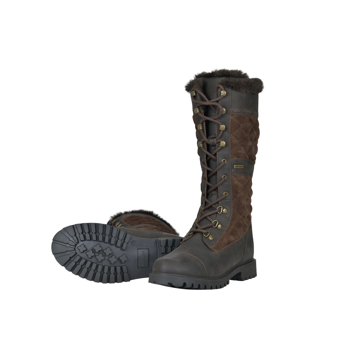 Yukon Quilt Boots - Chocolate Brown