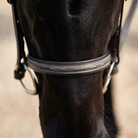 Padded Fancy Stitch Hunt Bridle - Brown