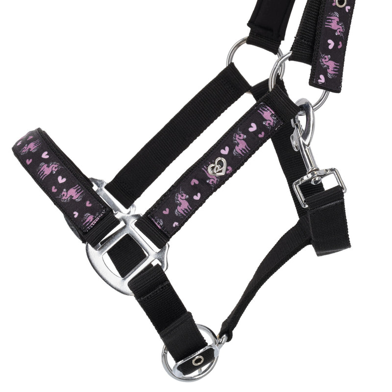Head Collar Lize - Black/Violet