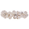 Hair Scrunchie - Flower White