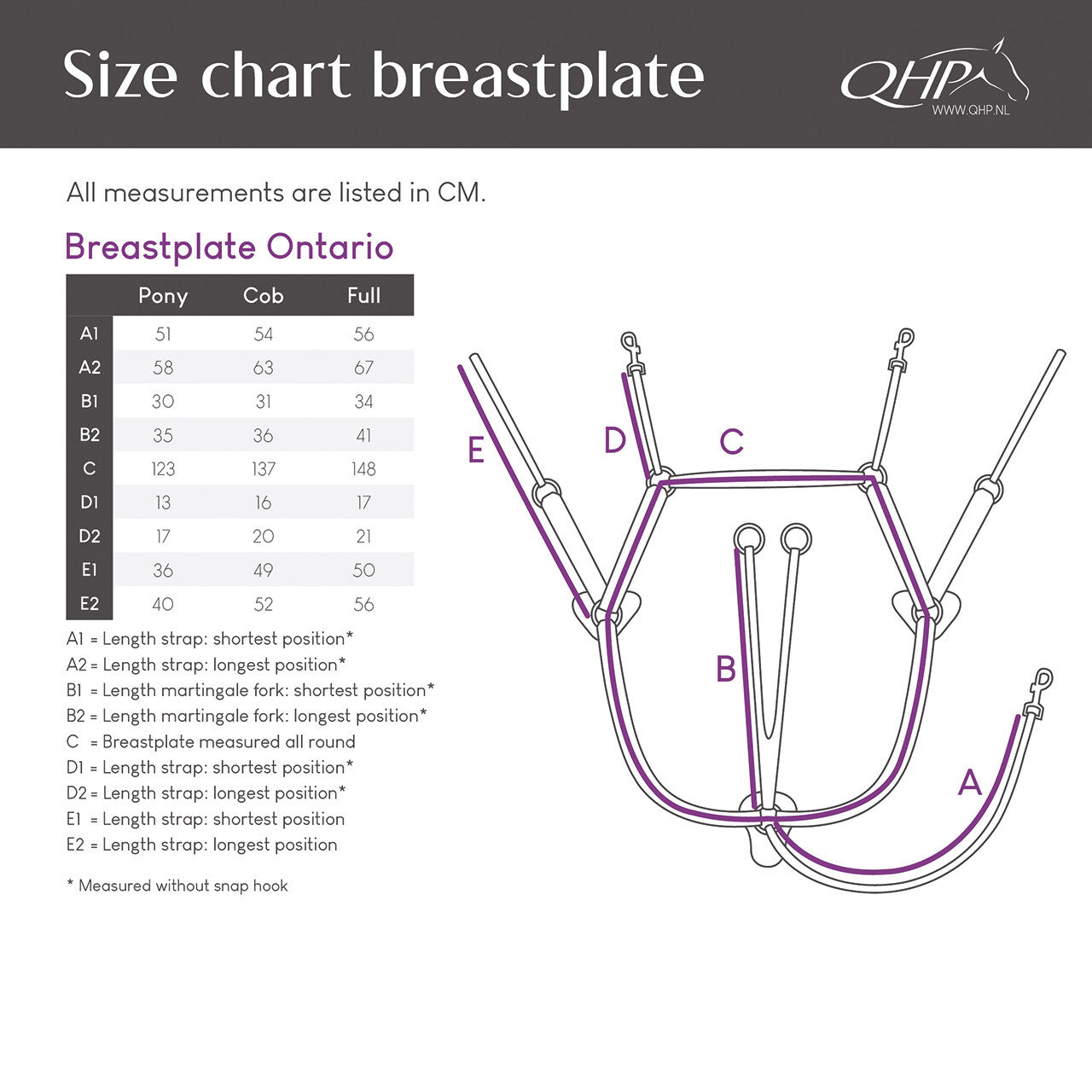 Ontario 5 Point Breastplate - Brown