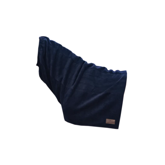 Heavy Fleece Horse Scarf - Navy