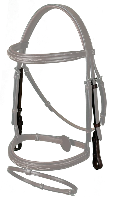 US Jumping Cheekpieces - Brown