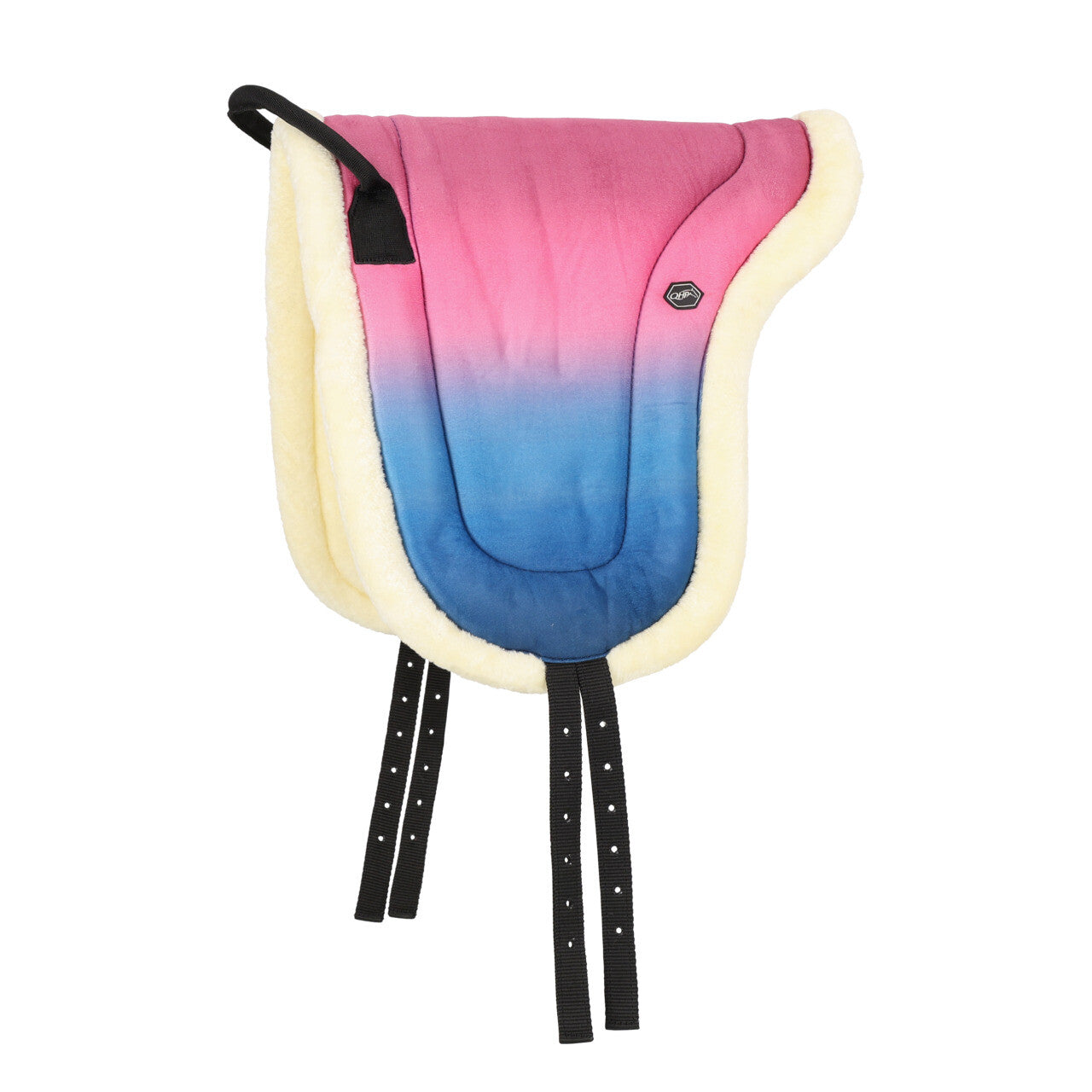 Bareback Pad Rosalynn - Pink/Blue
