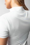 Taylor Glimmer Short Sleeve Show Shirt - White