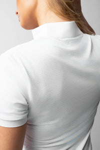 Taylor Glimmer Short Sleeve Show Shirt - White