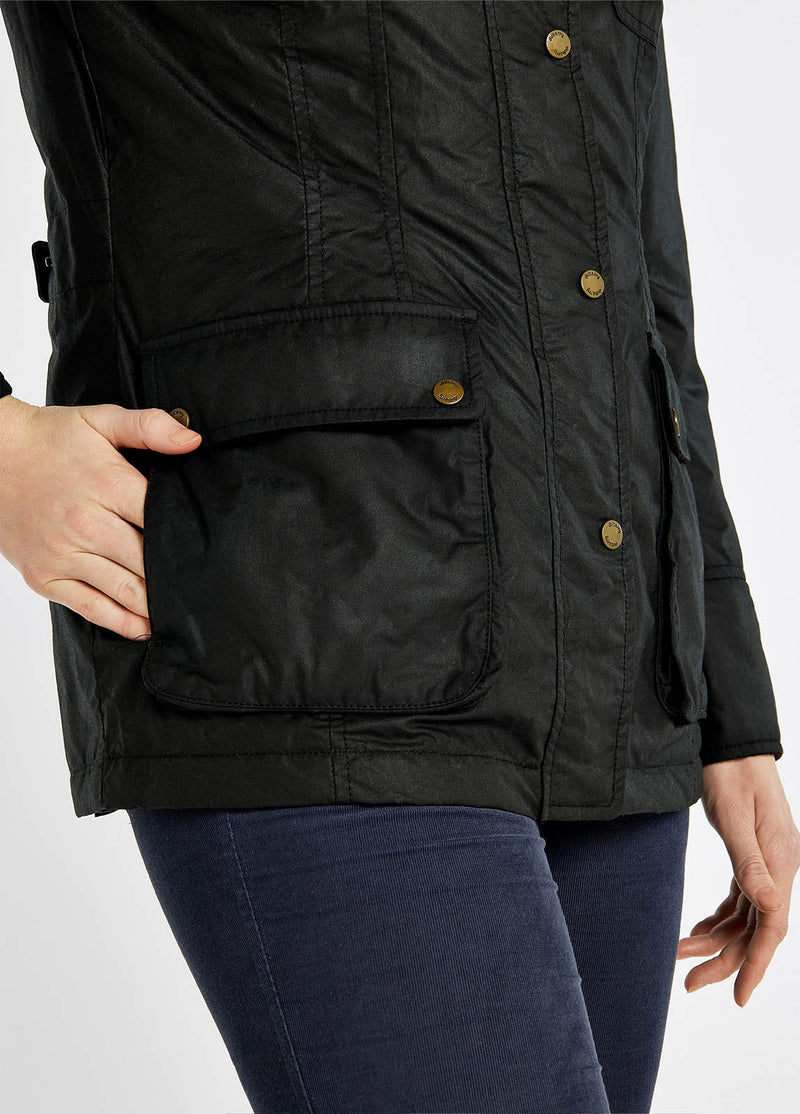 Munsbro Waxed Cotton Jacket - Black