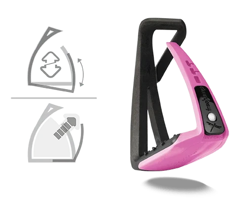 Soft'Up Lite Junior Stirrups - Pink