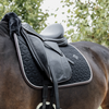 Skin Friendly Dressage Saddle Pad - Black