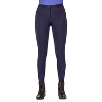 Nyomi Leg Grip Breeches  - Navy