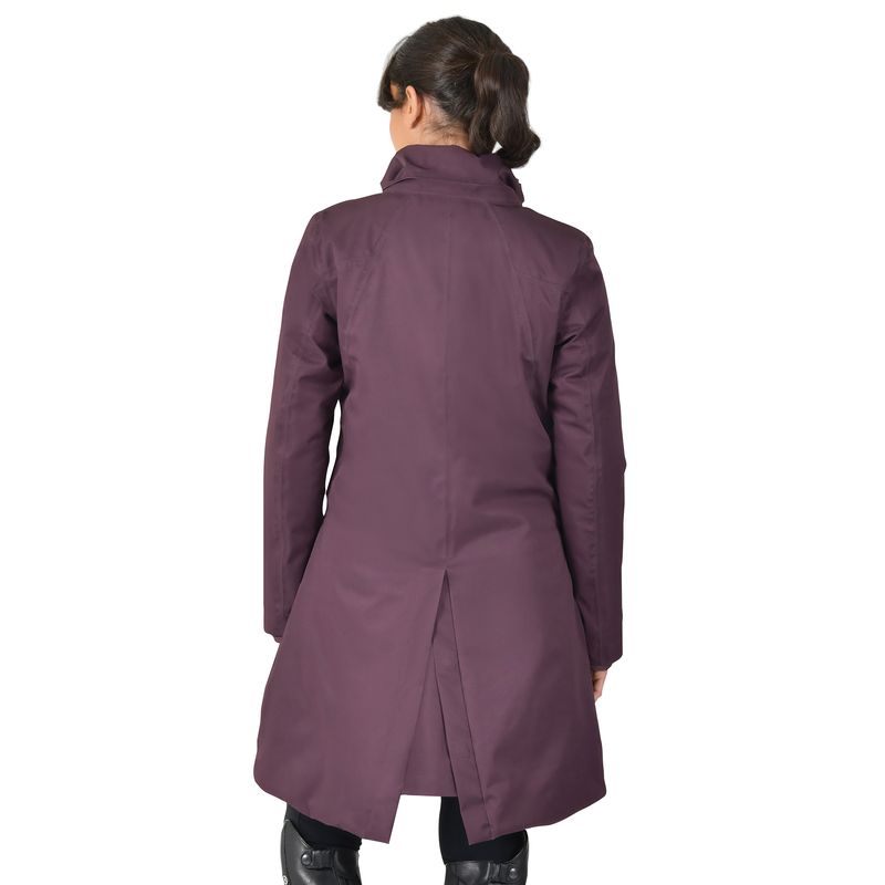 Long Line Riding Jacket All Purpose Waterproof Longline Equestrian Jacket - Mulberry – Rangiora ...