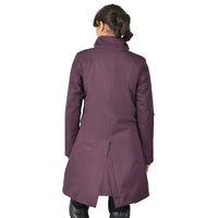 All Purpose Waterproof Longline Equestrian Jacket - Mulberry