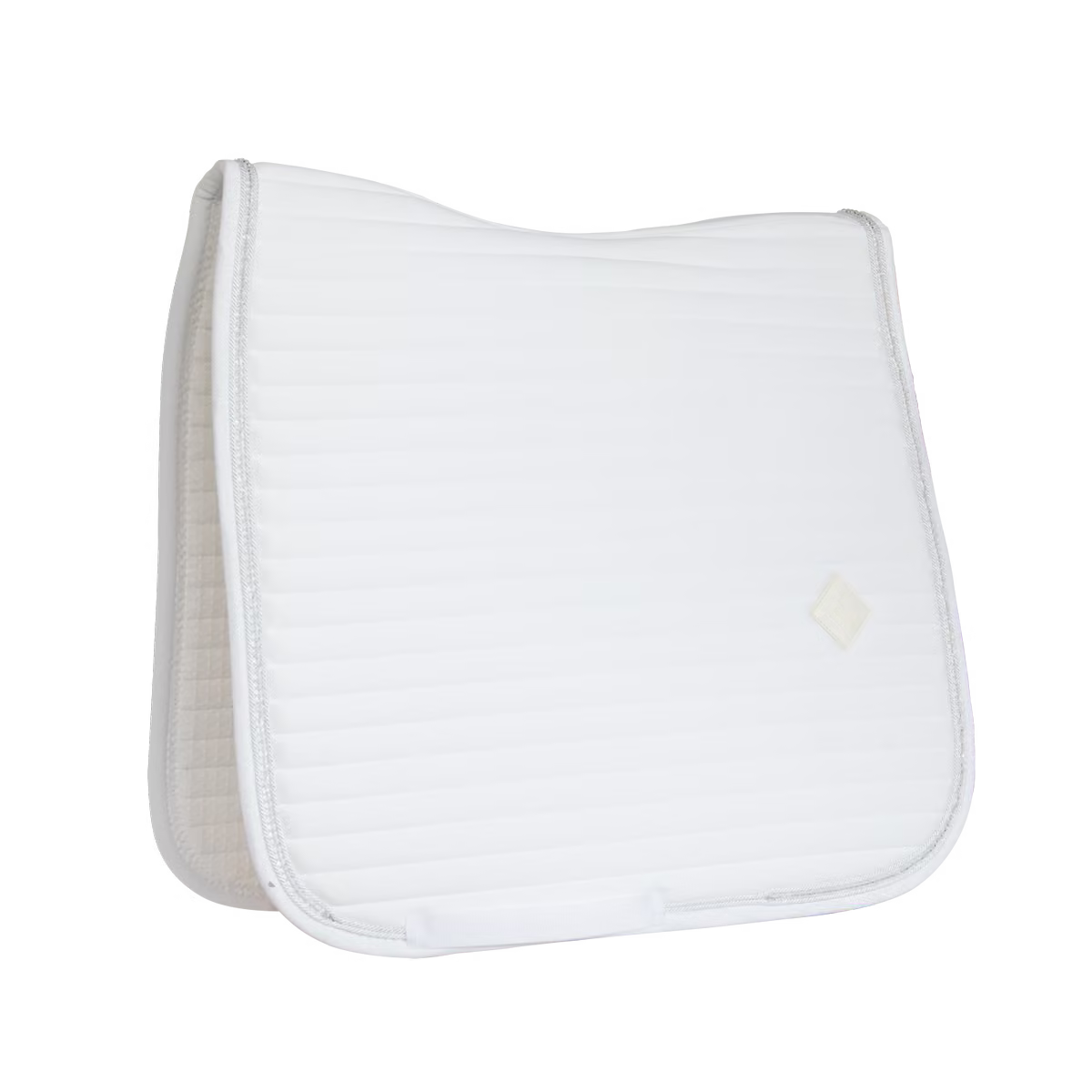 Pearls Dressage Saddle Pad - White