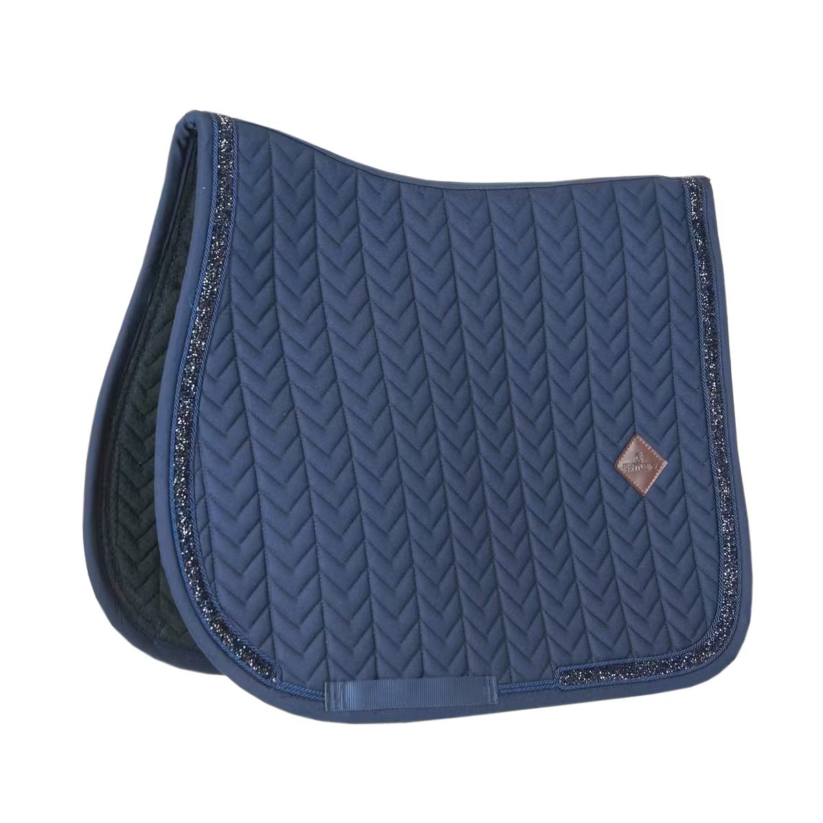 Jump Saddle Pad Glitter Stone - Navy