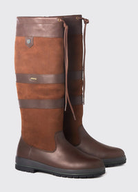 Galway SlimFit Country Boot - Navy / Brown