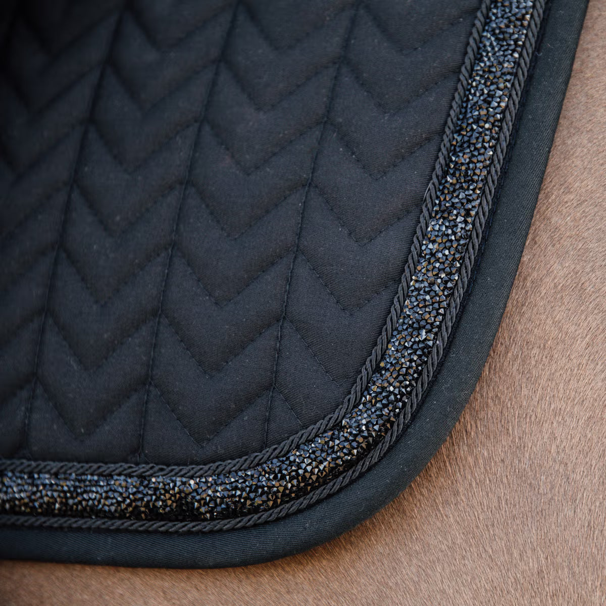Jump Saddle Pad Glitter Stone - Black