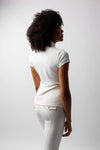 Liv Short Sleeve Show Shirt - White