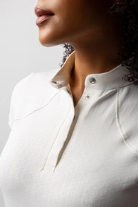Liv Short Sleeve Show Shirt - White