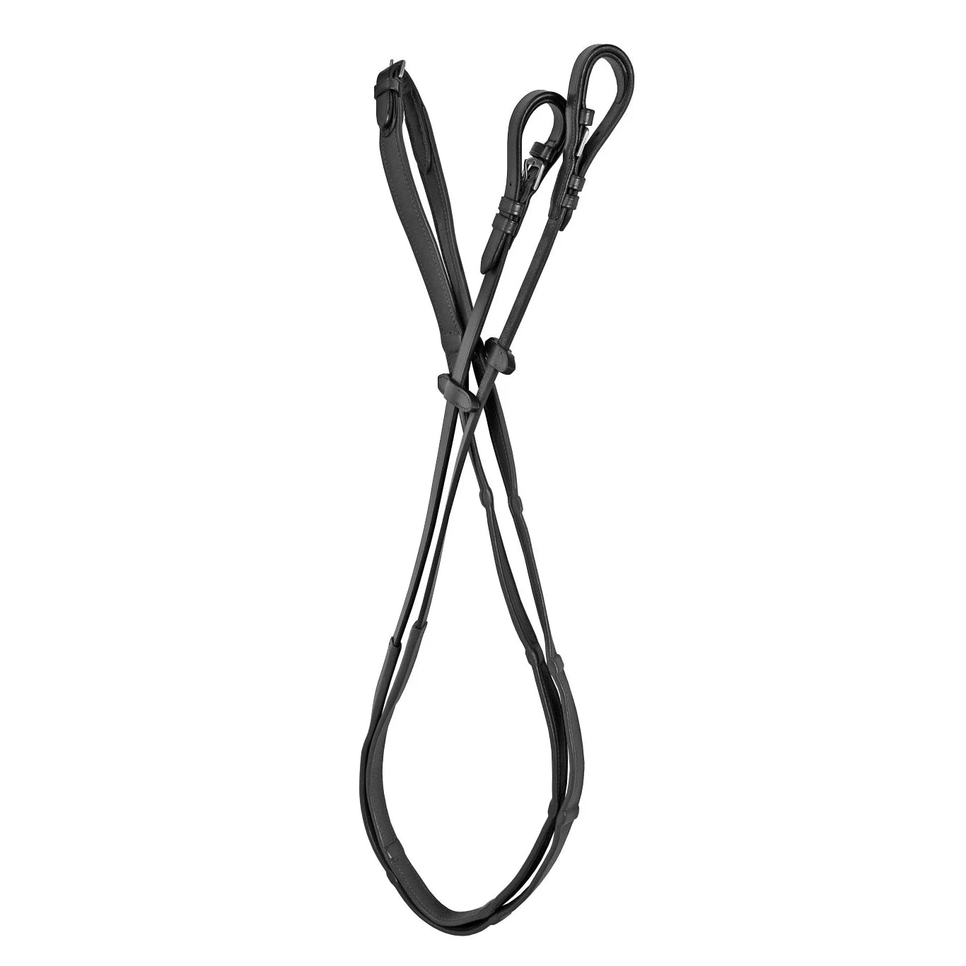 Soft Padded Leather Reins - Brown