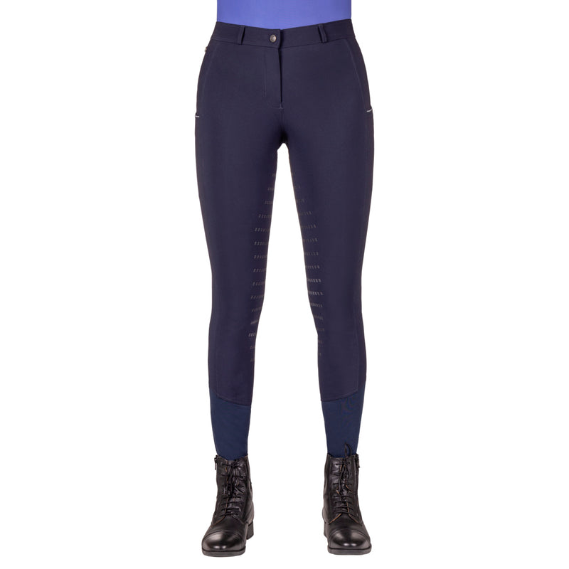 Nyomi Leg Grip Breeches  - Navy
