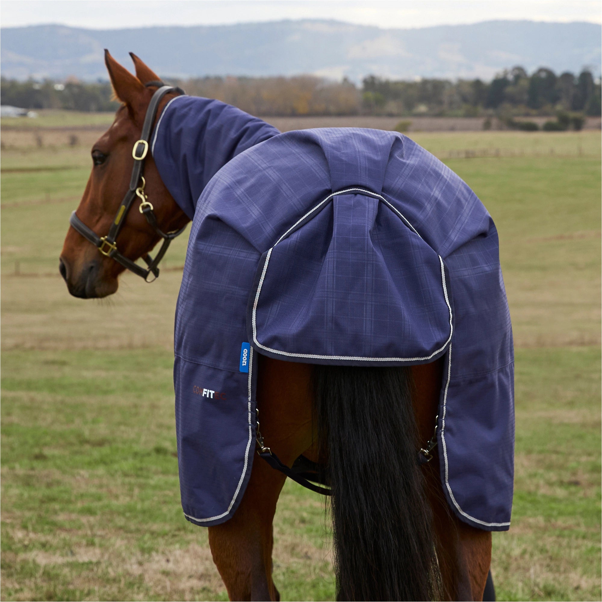 ComFiTec Prelim Turnout Combo Navy Embossed Plaid - 220G