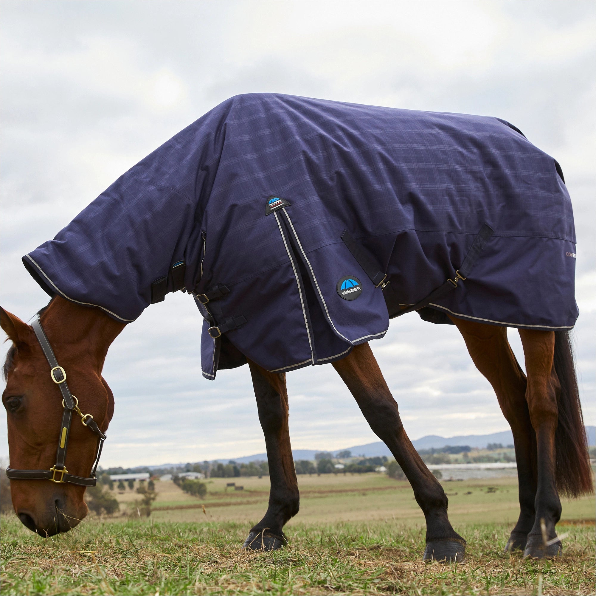ComFiTec Prelim Turnout Combo Navy Embossed Plaid - 220G