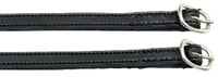 Stitched Leather Spur Straps