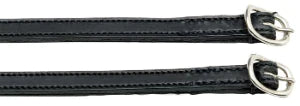 Stitched Leather Spur Straps