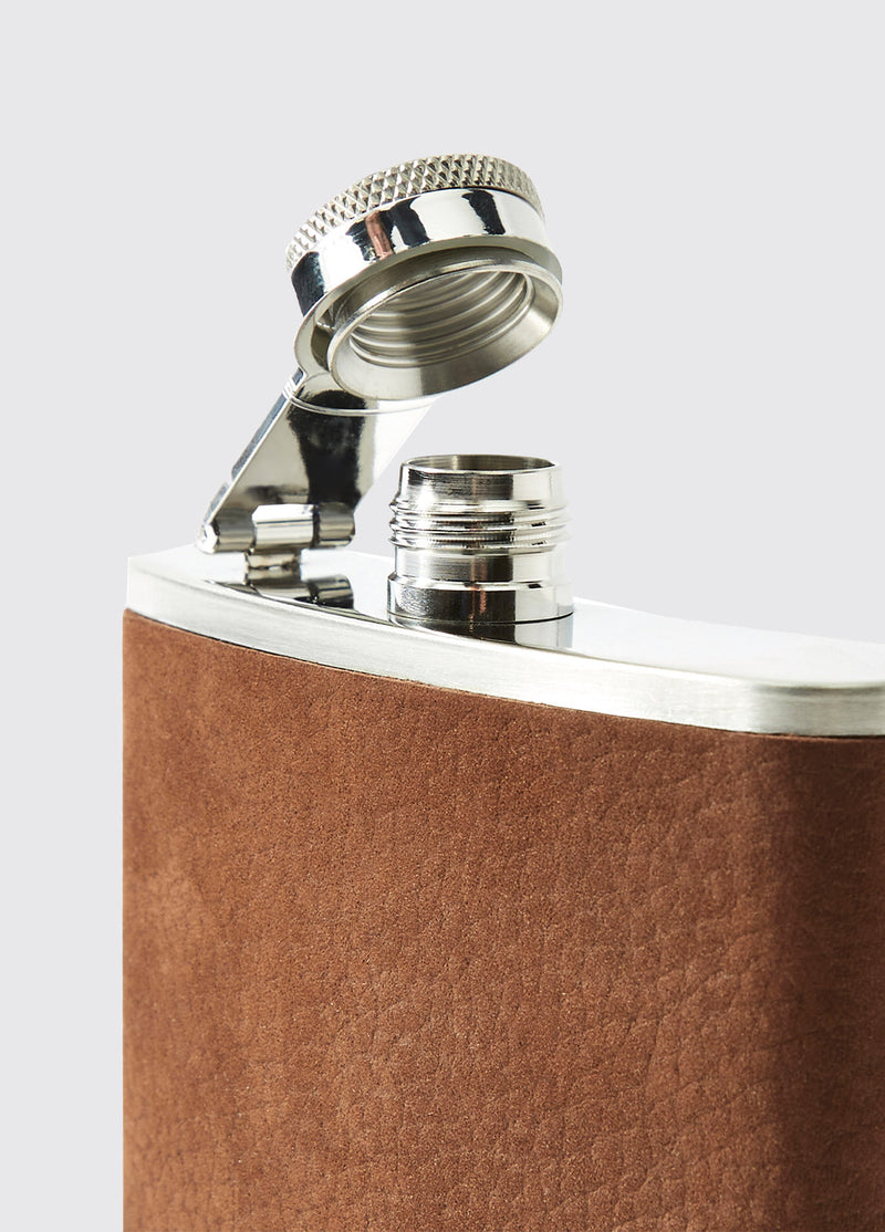 Rugby Hip Flask - Walnut