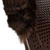 Therapeutic Gel Pad Cut Out Sheepskin - Brown