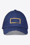 Print Baseball Cap - Royal Blue