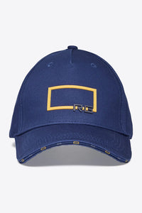 Print Baseball Cap - Royal Blue
