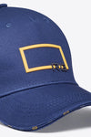 Print Baseball Cap - Royal Blue