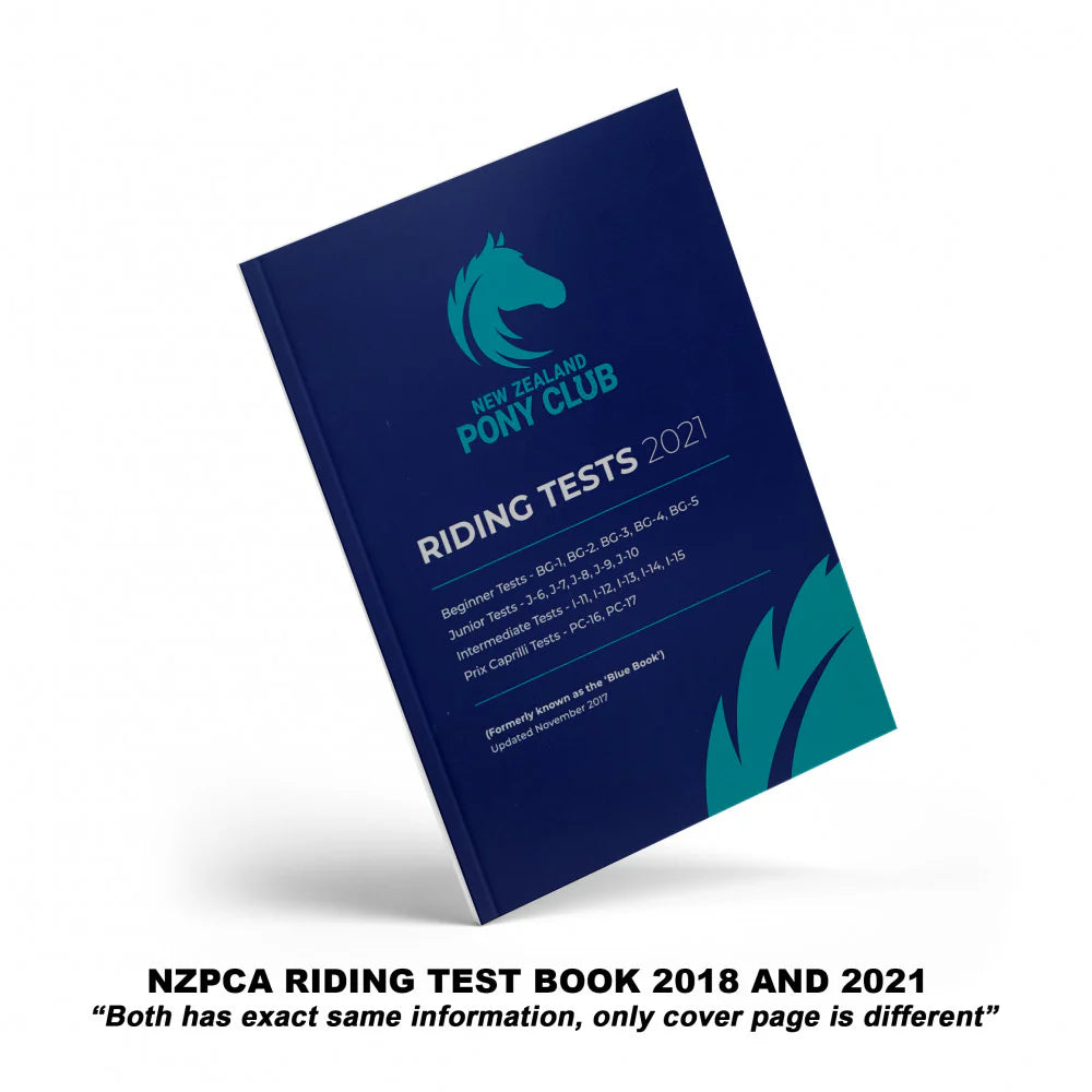 NZPCA Riding Test Book 2021 – Rangiora Equestrian Supplies