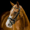 Padded Raised Hanoverian Bridle - Black
