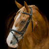 Shaped Hanoverian Bridle - Black