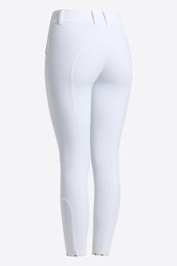 Woman's High Waist Breeches - White
