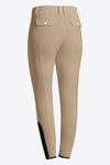 Woman's High Waist Pocket Breeches - Beige
