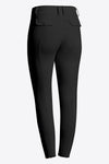 Woman's High Waist Pocket Breeches - Black