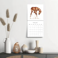 2026 Calendar - Horses in Watercolour