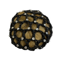 Crystal Bun Net - Black