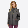 Waterproof Nylon Hooded Jacket - Graphite Grey