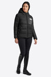 Quilted Puffer Jacket - Black